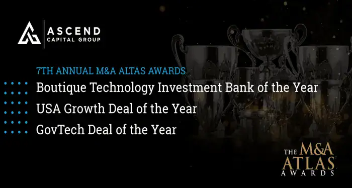 Ascend Honored with Three Awards at the 7th Annual M&A Atlas Awards