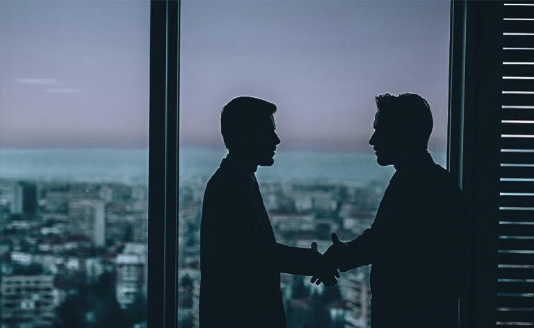 Professionals in boardroom